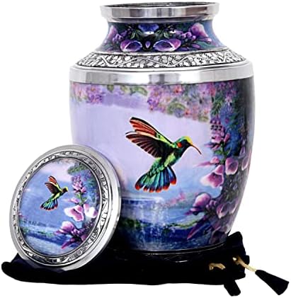 HLC Urna de pássaro artesanal para as cinzas humanas - cremação fúnebre para adultos urna artesanal - urna acessível para