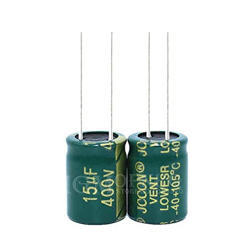 10pcs 400V15UF 10x13mm Capacitor eletrolítico de alumínio alta frequente baixa impedância 10x13mm