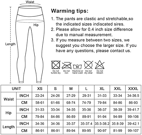 VNNink Perneiras para mulheres, calças de ioga de cintura alta com pocktes, leggings de compressão de treino de controle