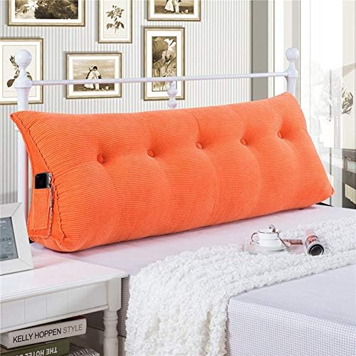 Topy Body Positions Leiting Pillow, grande travesseiro de almofada de cunha triangular grande suporta travesseiro para cabeceira com cobertura removível 59x18x9inch