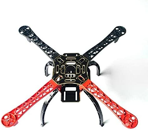Placa central de fibra de vidro de mookeenona + quadro de quadcóptero de braço de plástico para acessórios de drones FPV F450