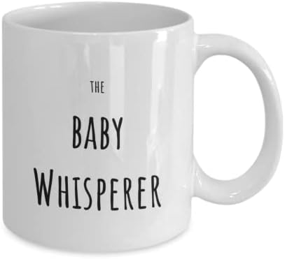 Baby Whisperer, Baby Sleep Trainer Coffee Cup, Baby Mom Pai Gift Ideia, caneca de café de parteira, babá da avó, caneca