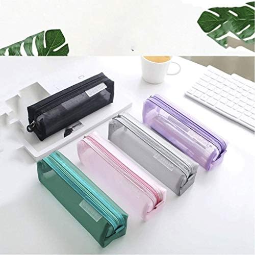 Caixa de lápis uxzdx - transparente caneta de caneta de caneta caneta caixa de papelaria caixa de papelaria de grande capacidade