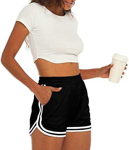 CaiteFaso Womens Lounge Shorts Athletic Clea Comfy Running Shorts Swort Swort com bolsos