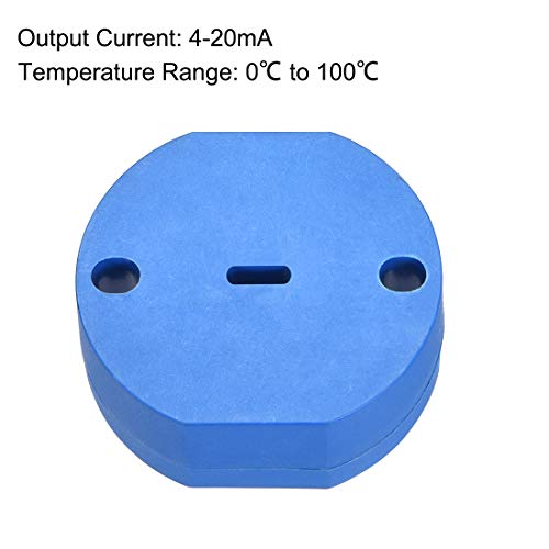 UXCELL PT100 Transmissor de sensor de temperatura 24V DC 4-20mA 0 ℃ a 100 ℃