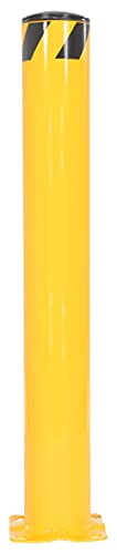 Vestil bol-42-5.5 amarelo pó de pó de segurança posto de segurança, aço, 5-1/2 OD, 42 altura