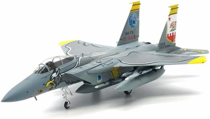 JC Wings F-15C Eagle USAF Ang 194th Fighter Squadron 75th Anniversary Edition 2018 1/72 Aeronave Diecast Modelo
