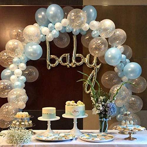 1pc Baby Balloon Gênero Revelar balão oh balão de script para bebê para decorações de chá de bebê menino menino menina balão
