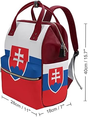 Bandeira da mochila da bolsa de fraldas eslovatia