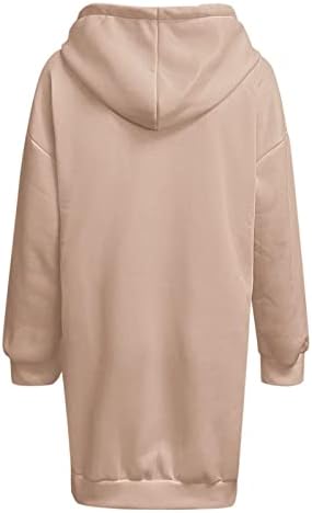 Vestidos de outono nokmopo para mulheres 2022 Moda Patch cor de manga longa Capaculando com capuz Dress Vesti