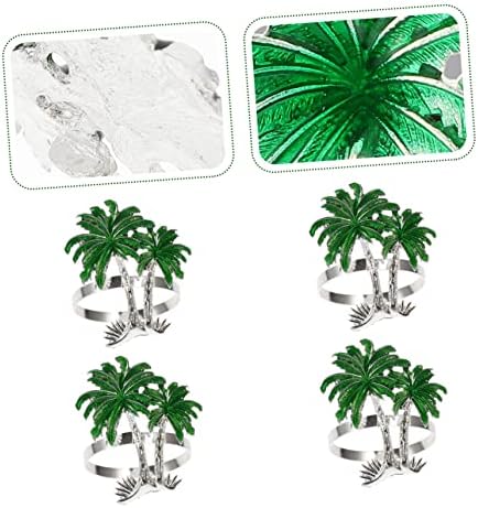 ABAODAM COCONUT BUNFLLLLLE Decoração de casamento Decoração de mesa de jantar de mesa de jantar Ring toucos anel de