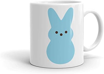 Engraçado engraçado Peeps Peeps Blue Marshmallow Bunny 11oz White Caneca