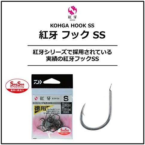 Daiwa Red Fang Hook SS Tamanho do valor SSS/SS/S/M/L/LS-LL/LS-3L