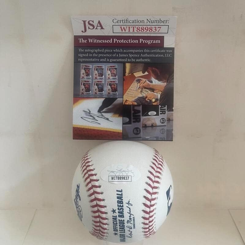Jim Thome Hof 18 White Sox assinou autografado M.L. Baseball JSA WIT889837
