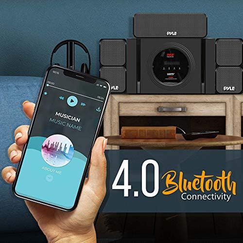 Sistema de alto -falantes do amplificador de canal 5.1 - 300W Bluetooth sem fio Surround Sourth Home Theater Teatro de áudio