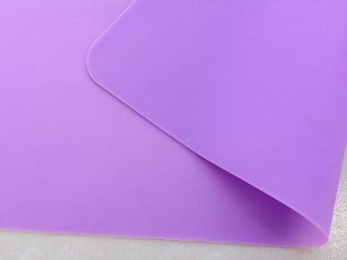 Conjunto de tapete de mesa de silicone de calça de 2 cor roxa e o tamanho é de 40 cm por 30 cm. Não escorregamento