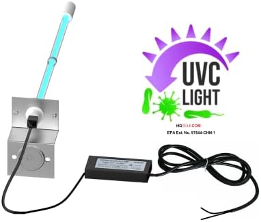 Limpador de lâmpada de lâmpada de 14V de 14V de 14 de 14 para A/C HVAC com lâmpada germicida e ímã - requer 24 VCA