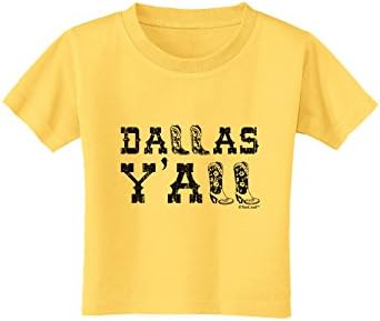 Tooloud Dallas Y'All - Boots - T -shirt do Texas Pride Toddler