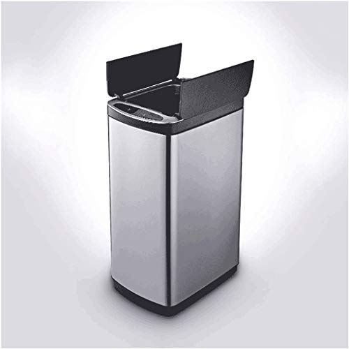 WPYYI Home Smart Lixo pode lixo de indução automática lixo com tampa de carregamento USB lixo pode bin 20/30l Bin alimentado