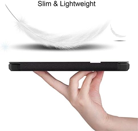 Caixa Saturcase for Kindle Paperwhite 5 6.8 2021, Linda capa de proteção de silicone de couro PU Folio Ultra Slim
