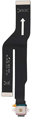 MMOBiel Dock Connector Compatível com Samsung Galaxy Note 20 / Nota 20 5G 2020 - Porta de carregamento - Porta de fone de ouvido / substituição do microfone - tipo C - incl. Chaves de fenda