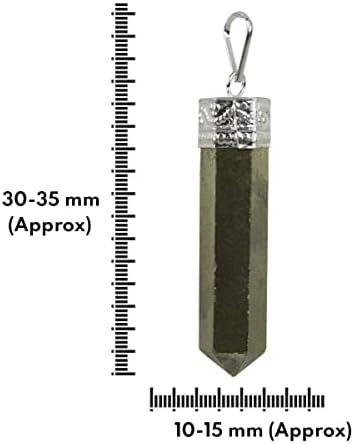 Reiki Natural Healing Gemstone Pingente Pingente Shapy Crystal Stone Pingente/Gestão com Cadeia de Metal para Cura de Reiki