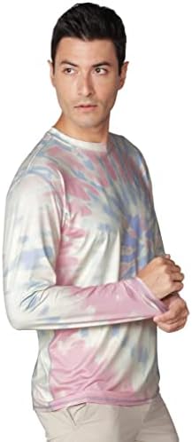 Ingear masculino de manga longa Camisa Sun Protection UV Camisa ao ar livre rápida seca para pescar treino de exercícios UPF50+