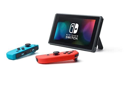 Nintendo mais novo console de 32 GB com azul neon e neon vermelho Joy-Con, tela sensível ao toque de 6,2 1280x720