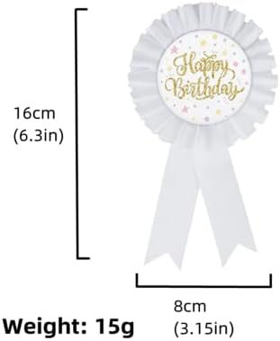 É minha fita de aniversário, fita de queen de aniversário, tecido de cetim feliz aniversário pino de emblema de lata para homens