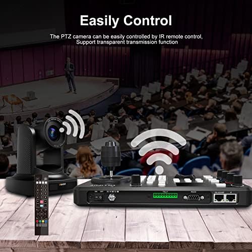 Câmera PTZ de transmissão ao vivo OWON NDI20X, 3G-SDI IP LiveStream Câmera Suporte Poe & nd/HX Full HD 1080p 60fps