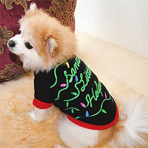 Roupas de cachorro de gppzm roupas de natal, vestido de desenho animado, vestido de pano de cachorro de pano