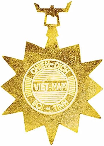 Campanha RVN Vietnã Medalha em tamanho real com a barra de data