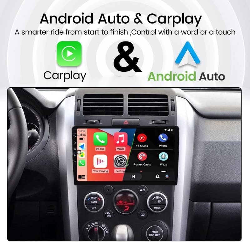 Android 11 estéreo de rádio para Suzuki Grand Vitara 2006-2013, Biorunn 9 polegadas Octa Core Car GPS Navi Wireless