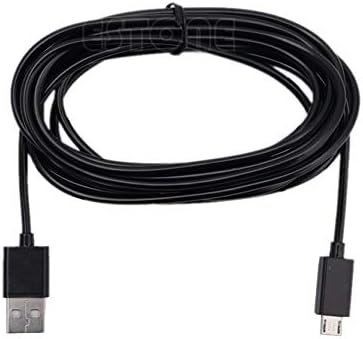 Serigas - 1 PC Micro USB Carregamento de 3 metros Cabo de alimentação para PS4 One Controllers preto/branco ping