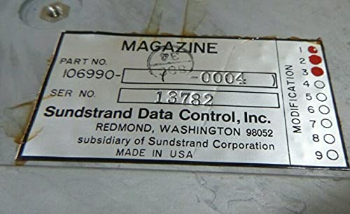 Vintage 1978 Sunstrand 106990-0004 Magazine de gravador de fita de som da marinha da Marinha