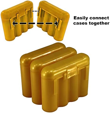 EBC Bateria 4 Gold Plástico AAA AAA Battery titter Box Storage Casos de armazenamento