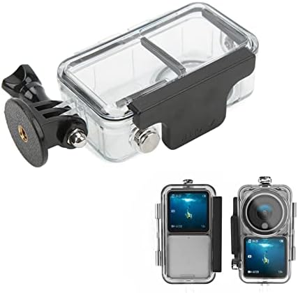 Casca de mergulho à prova d'água, 2 câmeras esportivas Conjunto de tela dupla de 45m Shell de mergulho à prova d'água para ação 2 para