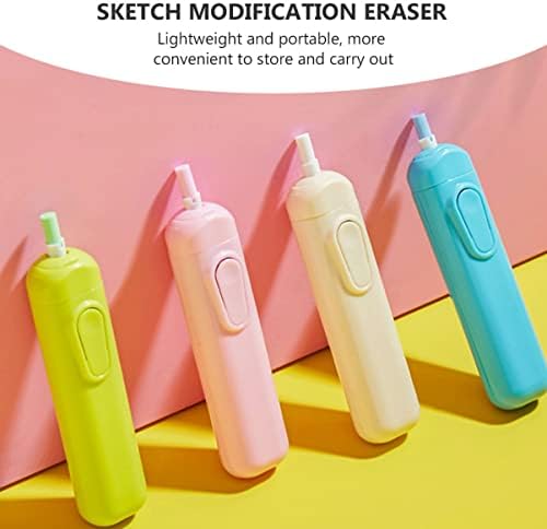 STOBOK 2PCS Multifuncional Eraser Sketching Drafting Desenho Crafting Battery Art Eraser Erasers Erasers para Erasers para Escola Modificação de Esboço Pintura de Modificação