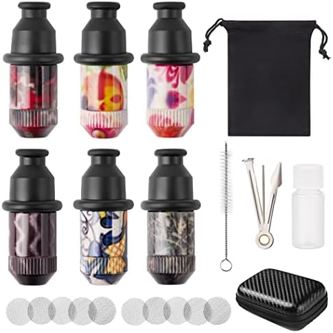 Lontimego 6 Pack Mini Metal Bottle Fool