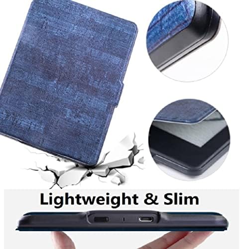 Case Fit Kindle 2019 Cover de couro - PU Flip Leather Smart Lightweight Cover capa para Kindle 2019 - Dois lindos pássaros
