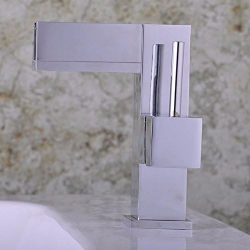 Fauceta de água sanitária de hardware SJQKa-Plumbing, torneira aberta de aço inoxidável, torneira de lavagem retangular única, torneira
