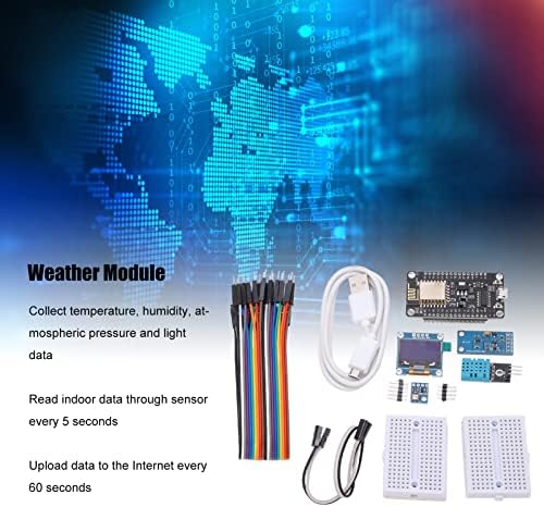 Módulo de sensor de umidade de temperatura YYQTGG, fácil instalação de instalação portátil PCB Módulo de clima Sensível Signal Signal Saída para estação meteorológica