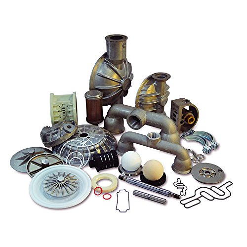 N15-9554-58 P15 Santopreno/Kit de extremidade de fluido metálico substitui Wilden® P/N 15-9554-58