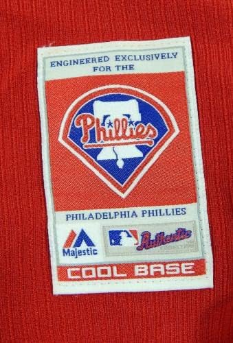 2014-15 Philadelphia Phillies Williams 12 Game usou Red Jersey St BP 46 526 - Jogo usou camisas MLB usadas