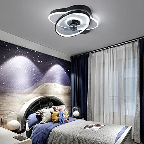 Kharigai Invisible Fan Light Light Light Ajustável Ventor de teto do ventilador LED LED LED PENENTE DE ESCANTE PENENTE