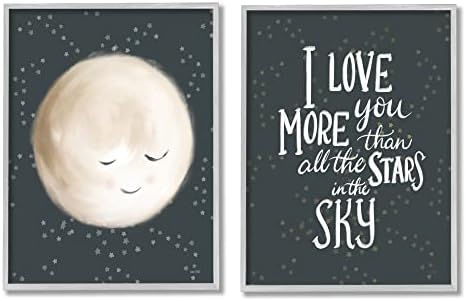 Stuell Industries Lua Lua Stary Night Sky I Love You Frase, Design By House Fenway
