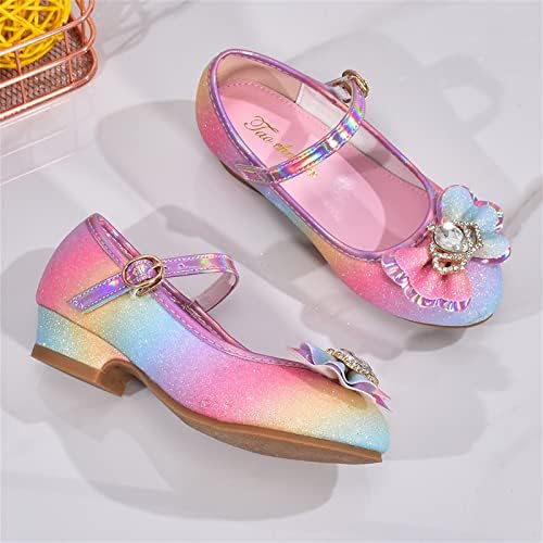 Sapatos infantis com diamante sandals brilhantes sapatos princes
