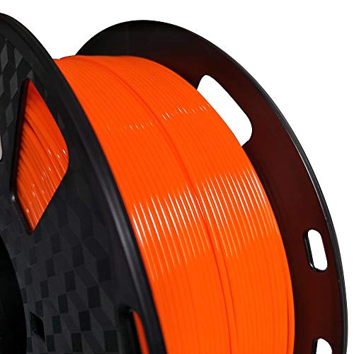 Orange PETG filamento 1,75 mm 1kg 3d Filamento de impressora 2.2 libras Materiais de impressão 3D ajustados pela maioria da impressora