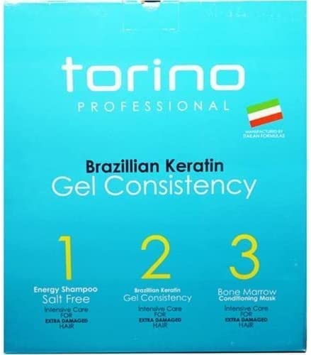 Cuidados com cabelos profissionais Torino Brazilliano Conjunto de 3 x 1100 ml