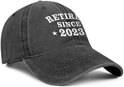 Presentes de aposentadoria para homens Mulheres 2023 Idéias de presente de chapéu aposentado Capace de beisebol bordado